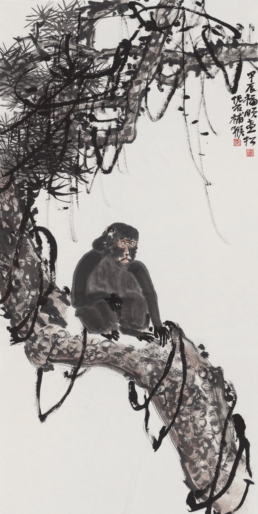 <h2>坐观</h2><p>作者：李福顺</p><p>创作年代：2024年</p><p>规格：69cm×138cm</p><p>品类：纸本</p>